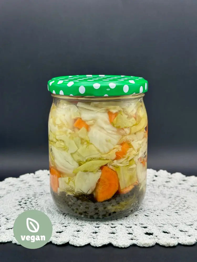 Pickled Cabbage-Carrot Fermented Pickles