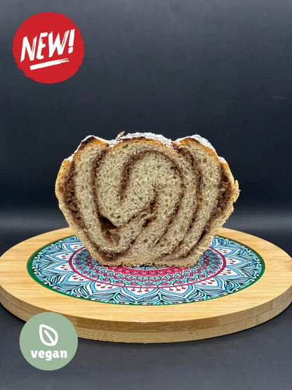 Vegan Espresso-Walnut Babka Cake